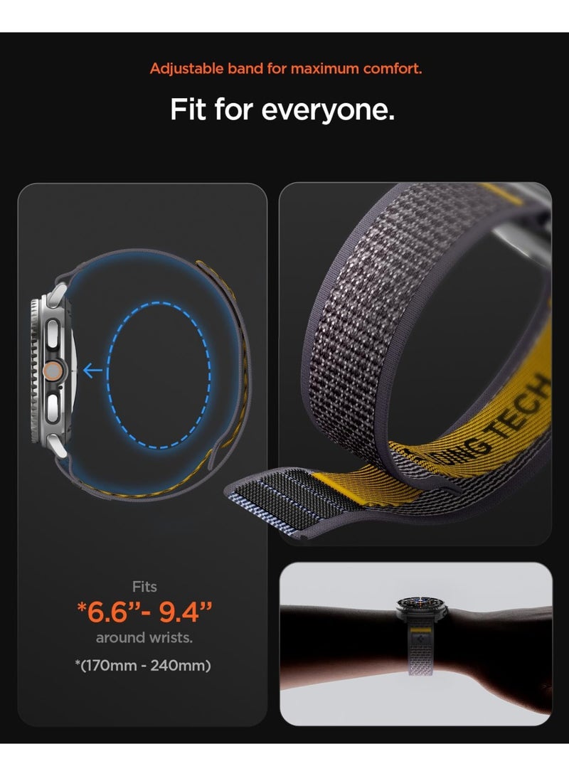 Spigen Athlex Air for Galaxy Watch 8 Band compatible with Samsung Galaxy Watch 8 Classic 46mm, Galaxy Watch8 44/40mm Adjustable Loop Band Strap - Active Gray - Image 5