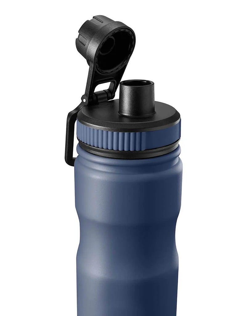 Tank Stainless Steel Water Bottle 650mL, Up to 12Hrs Cold, Navy blue