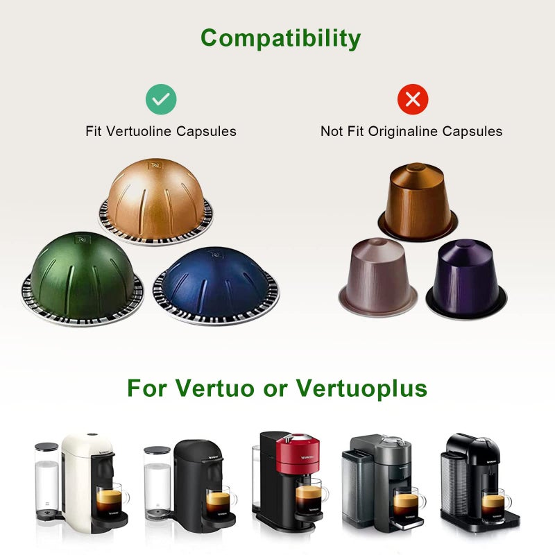 Clinuse Aluminum Foils Lids Seals To Reuse Nespresso Capsules Coffee Pods  Compatible With Nespresso Vertuoline Vertuo  100Pcs Reuse Coffee Pods Cover Seals (61Mm  Grey) - Image 5