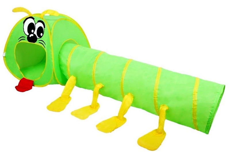 POCO DIVO خيمة دودة القز ذات الفم الكبير 2 قطعة نفق لعب للأطفال محطة اكتشاف الأطفال بواسطة بوكو ديفو - Image 5