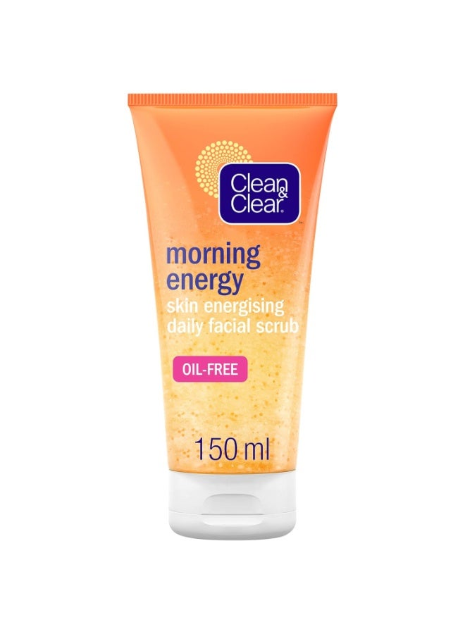 Clean & Clear Morning Energy Skin Energising Daily Facial Scrub 150 ml - Image 1