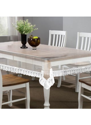 Nav Enterprises 8 Seater Rectangular Table Cover WxL 60x108 Inches with Silver Lace - pzsku/ZD290E30DB5C3EF6DB891Z/45/1748264818/bd5cebef-2287-4c3b-a71e-1e10e6d38c51