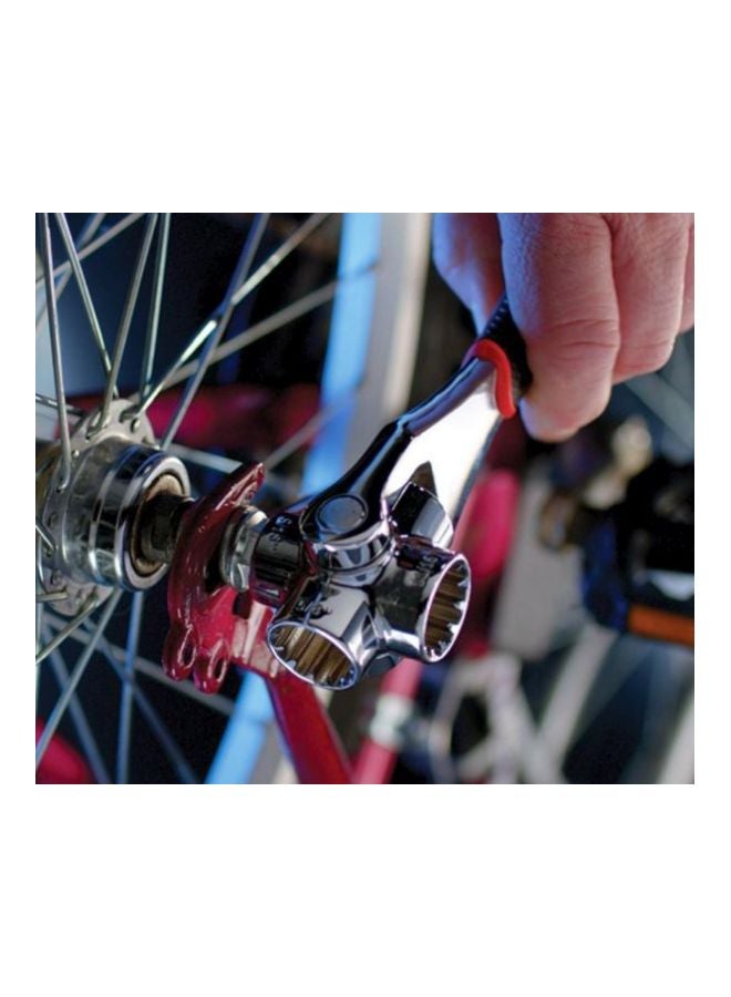 NIBEMINENT Perfect Grip Wrench Silver/Black/Red - Image 4