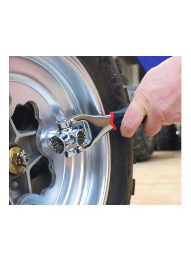 NIBEMINENT Perfect Grip Wrench Silver/Black/Red - Image 2