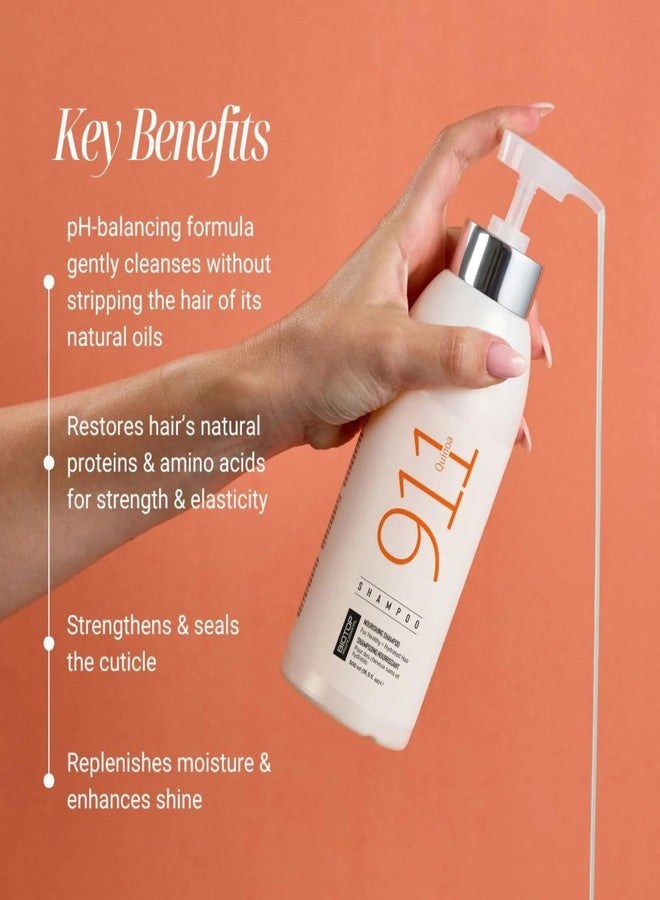 Biotop Professional 911 Quinoa Nourishing & Hydrating Duo - 911 Quinoa Shampoo (16.9 oz) & 911 Conditioner (16.9 oz) for Dry, Damaged Hair - Formula with Quinoa, Argan & Macadamia Oil (2 Piece Kit) - Image 2
