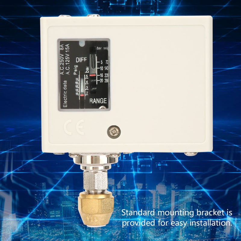 CANTO Pressure Controller SPC Series Phosphor Copper Bellows High Low Pressure Limit Control - SPDT Switch Easy Installation for Refrigeration Air Conditioning Equipment - Image 5