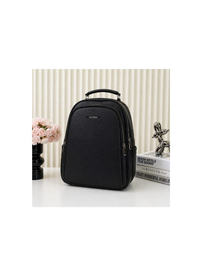 SUNSTAR & BAGS Premium Leather Backpack – Elegant Multi-Color Stylish Travel & Everyday Bag for Women