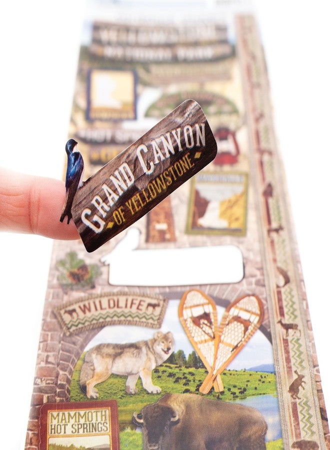 Paper House Productions Cardstock Sticker Sheet for Crafts, Scrapbooking & Collecting - Yellowstone Park - Image 3