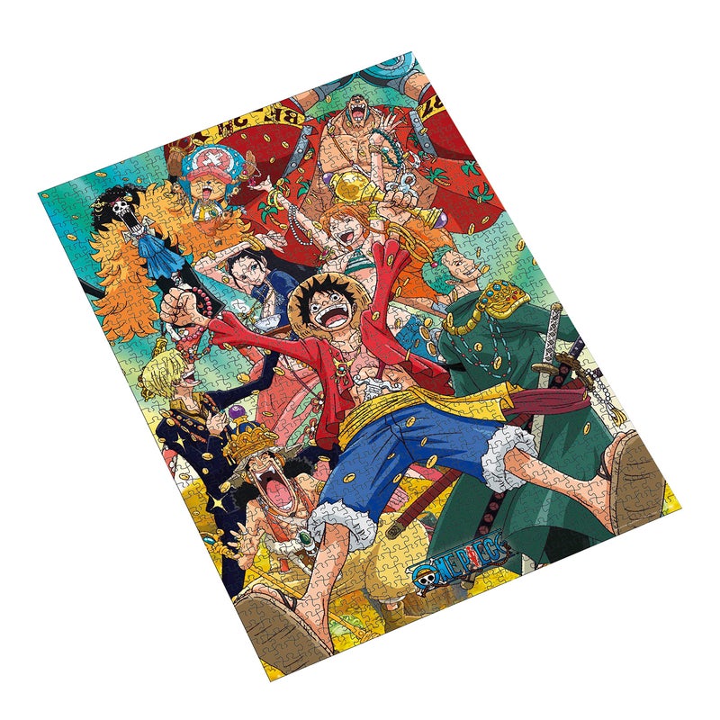 ABYstyle One Piece Straw Hat Crew 1000 pc Puzzle Featuring Monkey D Luffy Nami Zoro Chopper and More Ideal Gift for Anime and Puzzle Enthusiasts FamilyFriendly Activity - Image 2