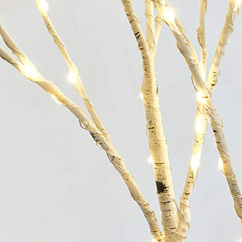 LITBLOOM Lighted Birch Branches Battery Operated with 8 Functions 30IN 100 Multi Color and Warm White Lights for Christmas Holiday Party Decoration Indoor Outdoor - Image 3