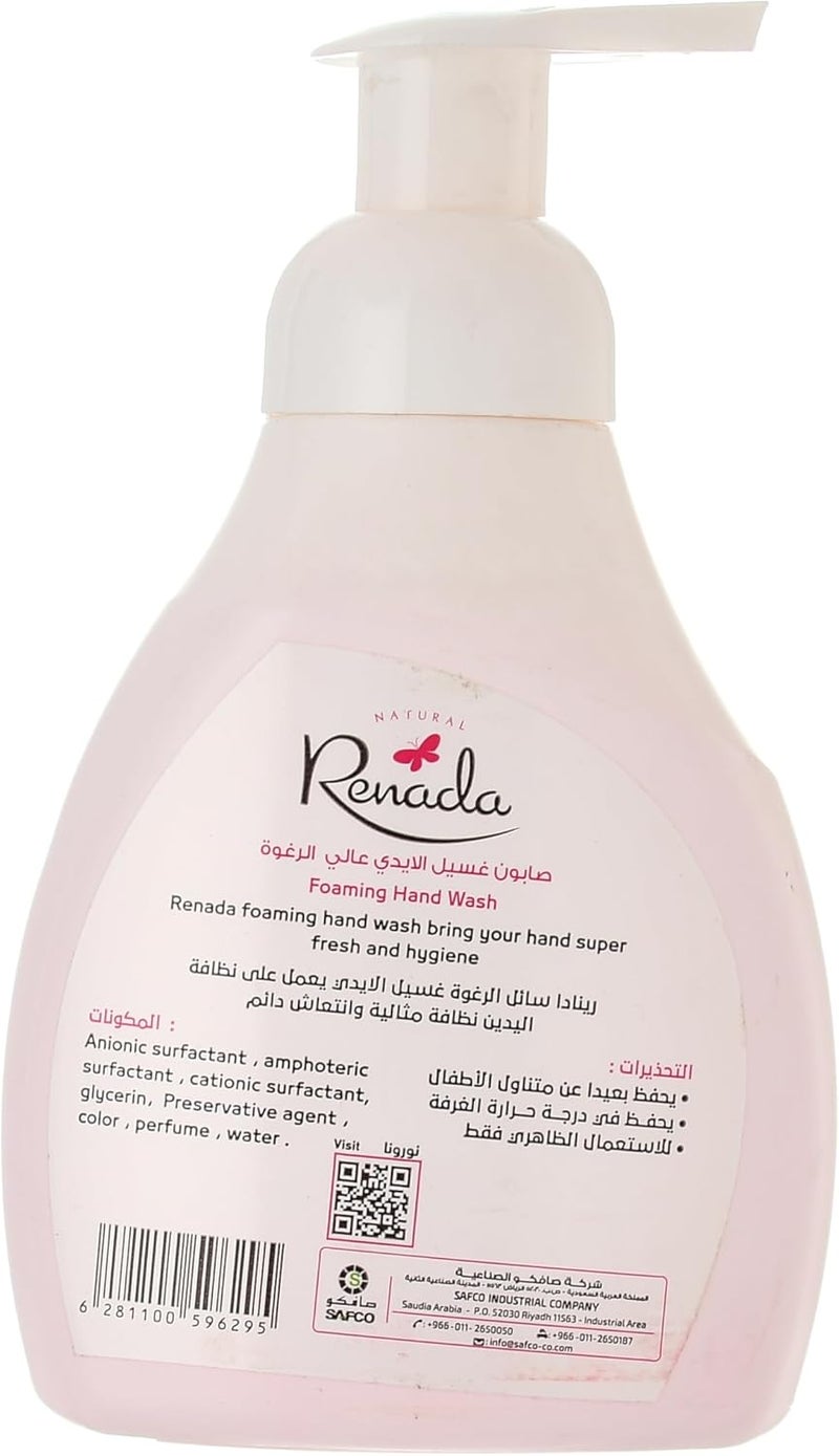 Renada Foam Rose Hand Wash 500 ml - Image 2
