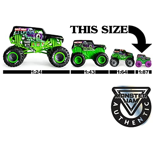 Matty's Toy Stop Monster Jam Mini Mystery Collectible Monster Trucks (1:87 Scale) Gift Set Party Bundle Storage Bag - 3 Pack (Assorted) - Image 3