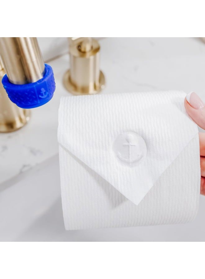 BURU SOLUTIONS Toilet Paper Stamp Nautical (Anchor) - Add a Unique Personal Touch to Your Bathroom Decor! Enhance your Home Decor. Ideal for Housekeeping, Hotels, Rentals, Home Staging Decor and more - Image 2