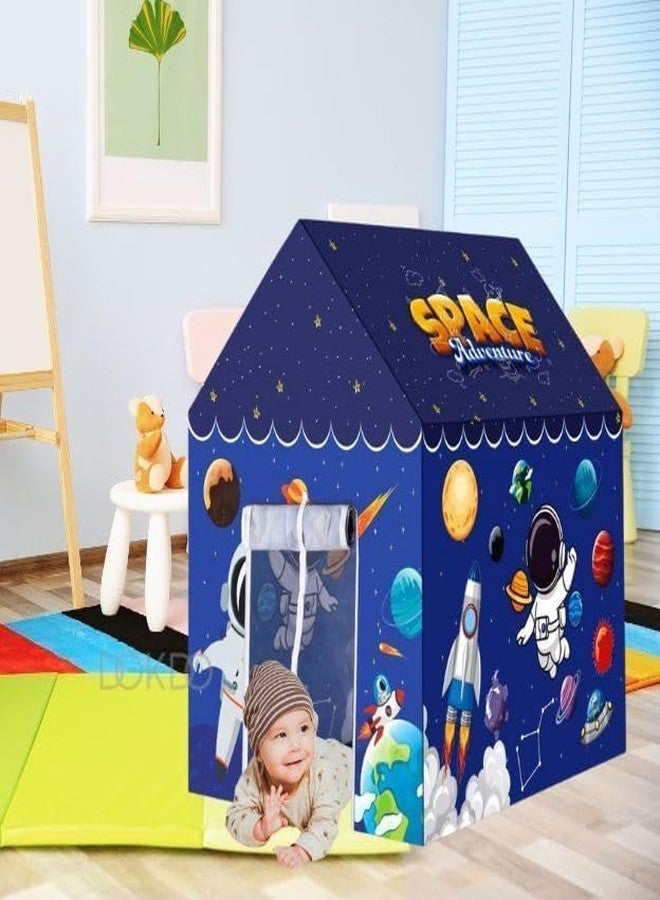 ZIPRON Play Tent House for Kids 2 to 8 Years Boys Girls Foldable Lightweight Indoor Outdoor Children Toy Tent Colorful Kids Playhouse for Home Birthday Gift (Space Theme Play Tent House) - Image 2