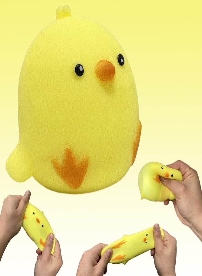 AiSiXin Chicken Stress Balls Squishy Toys for Kids Party Favors, Dough Ball, Squeeze Toys for Adults, Funny Cute Farm Animals Stress Ball Sensory Toys for Autism - Image 3