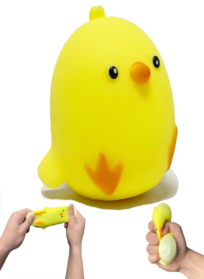 AiSiXin Chicken Stress Balls Squishy Toys for Kids Party Favors, Dough Ball, Squeeze Toys for Adults, Funny Cute Farm Animals Stress Ball Sensory Toys for Autism - Image 1