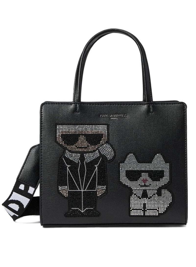 Karl Lagerfeld Paris Karl Lagerfeld Maybelle Leather Satchel  - Image 1