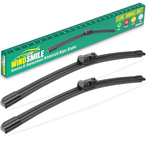 WINDSMILE 22" 18" Windshield Wiper Blades Replacement for GMC Canyon 2015 2016 2017 2018 / Chevrolet Chevy Colorado 2015 2016 2017 Original Factory Quality Front Wipers Blade Set for My Car - (Pack of 2) - Image 1