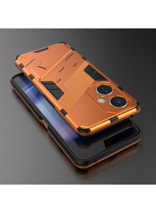 S-TOP Case For OnePlus Nord CE 3 Punk Armor 2 in 1 PC + TPU Phone Case with Holder - Image 2