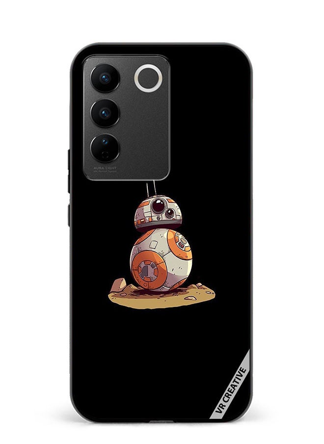 VR CREATIVE - Protective Case Cover For Vivo V27 Pro Bb8 Star Wars Character Design Multicolour - Image 1