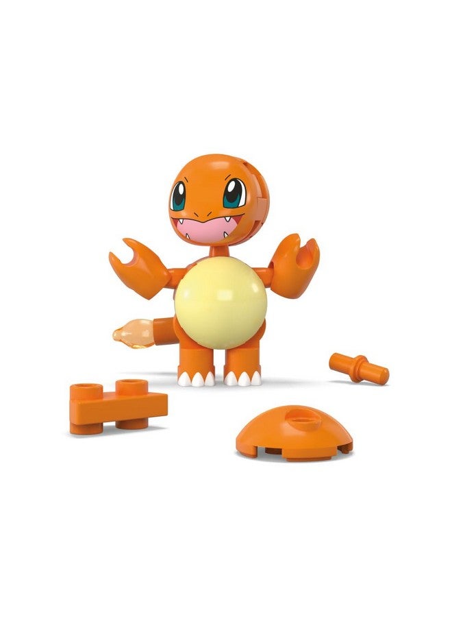 Mega Brands لعبة بناء بوكيمون ميغا بوكيمون تشارماندر إيفرغرين للأطفال من عمر 6 سنوات وما فوق - Image 4