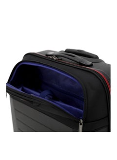 GIORDANO Giordano Softside Double Spinner Wheel Luggage Trolley Bag 17.5 inch Cabin Size ,Grey  - Image 4