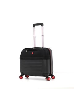 GIORDANO Giordano Softside Double Spinner Wheel Luggage Trolley Bag 17.5 inch Cabin Size ,Grey  - Image 1