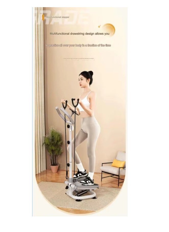 Generic - Exercise Mini Stepper with Handlebar – Compact Aerobic Fitness Stepper for Home Workouts, Adjustable Resistance, LCD Display, Non-Slip Pedals - Image 1
