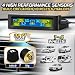 Marcala Tire Pressure Monitoring System Set of 4 TPMS Sensors for Trailer RV Camper Truck 098PSI 32ft Extended Range Air Monitor Kit Solar Charge 6 Alarm Modes Be Safe Prevent Flats - Image 2