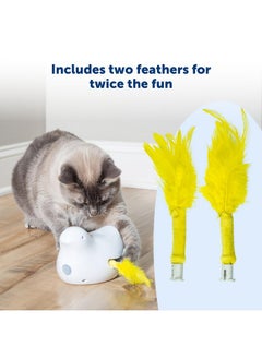 PetSafe Peek-A-Bird Cat Toy Replacement Feathers - 2 Pack Refill Parts - Interactive Teaser Toy for Indoor Cats  - Image 3