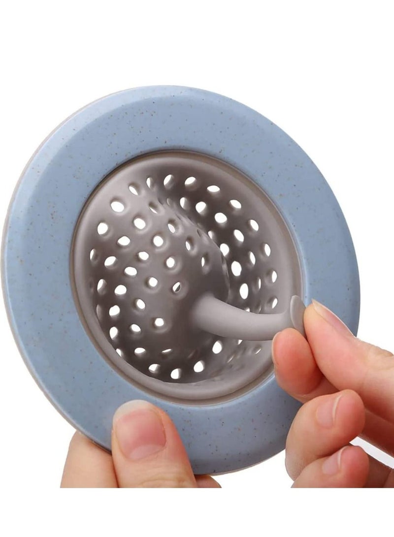 SYOSI Plastic Sink Strainer, Silicone Kitchen Sink Strainer, Easy Clean Sink Drain Filter Basket, Kitchen Sink Basket Strainer, shower drain hair catcher, sink drain cover - Image 5