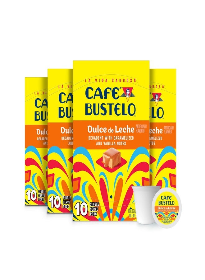 Cafe Bustelo قهوة بوستيلو دولسي دي ليتشي بنكهة صناعية، 10 قيراط. بودات K-Cup (عبوة من 6) - Image 1