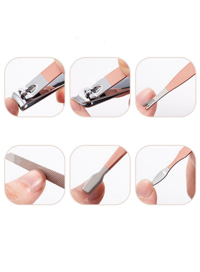 18-Piece Professional Nail Clippers Kit Stainless Steel Manicure Tool Kit - Image 3