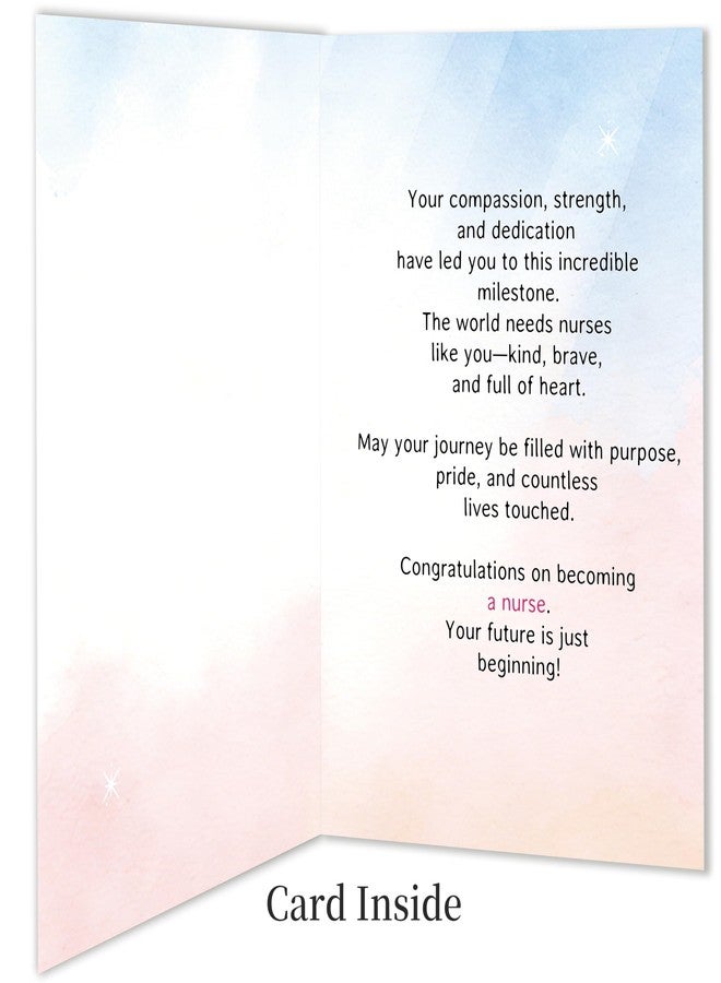 Smithtuy Nurse Graduation Card,2026 Nursing Graduation Gifts for Women,RN Nursing School Graduation Decorations Gifts Card for Daughter Her - Image 2