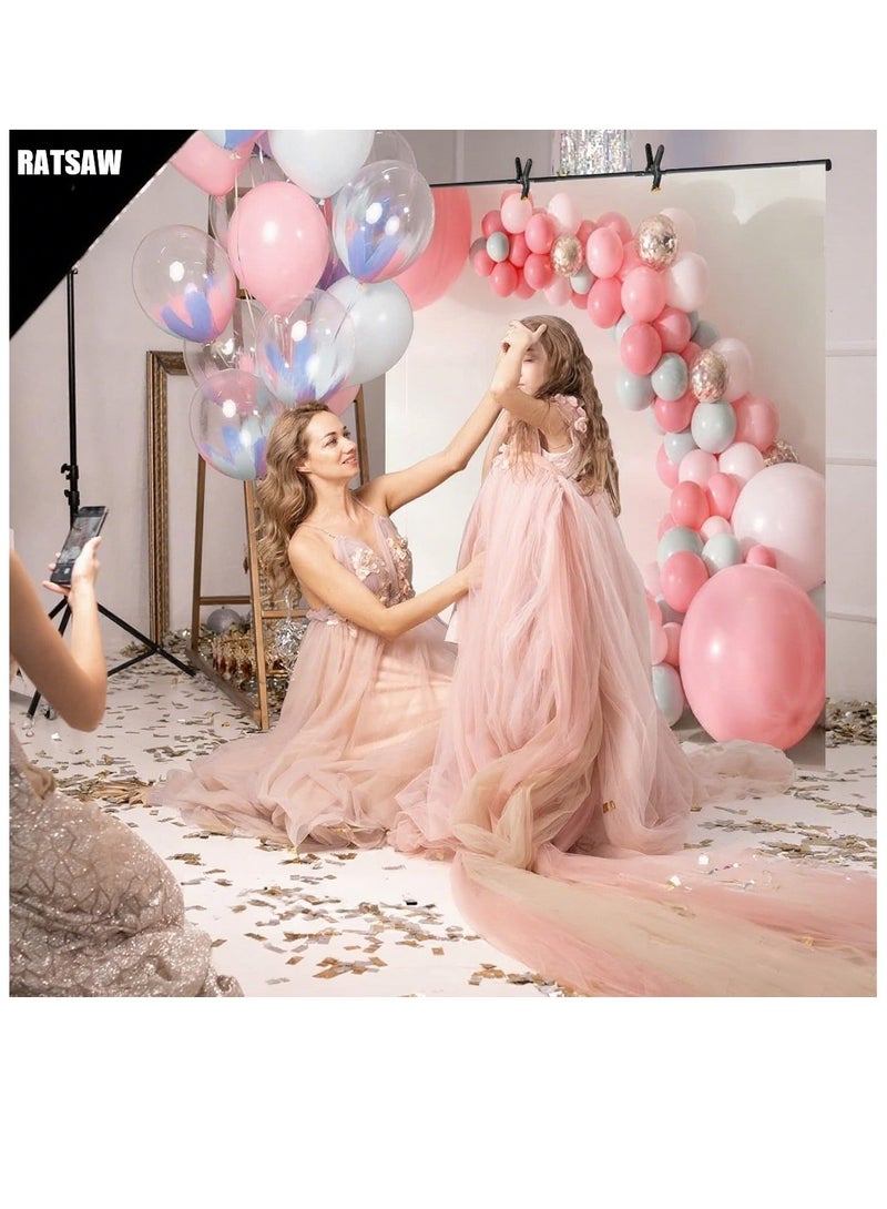 RATSAW Professional Photography Photo Backdrop Stand T-Shape Background Frame Support Stand with Clamps for Video Studio - Image 4