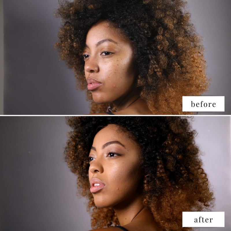 Elizabeth Mott Show Me Your Glow 2-in-1 Powder Highlighter Makeup and Shimmer Eye Shadow - Natural Face Glow Makeup, Cruelty-Free and Paraben-Free - Illuminating Champagne Highlighter (10g) - Image 4