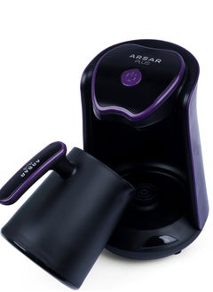 ARSAR PLUS Automatic Turkish Coffee Maker Machine 1 to 5 Cups 500ML , 600W Hıgh Power , Distinctive Purple colour  - Image 4