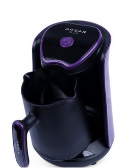 ARSAR PLUS Automatic Turkish Coffee Maker Machine 1 to 5 Cups 500ML , 600W Hıgh Power , Distinctive Purple colour  - Image 5