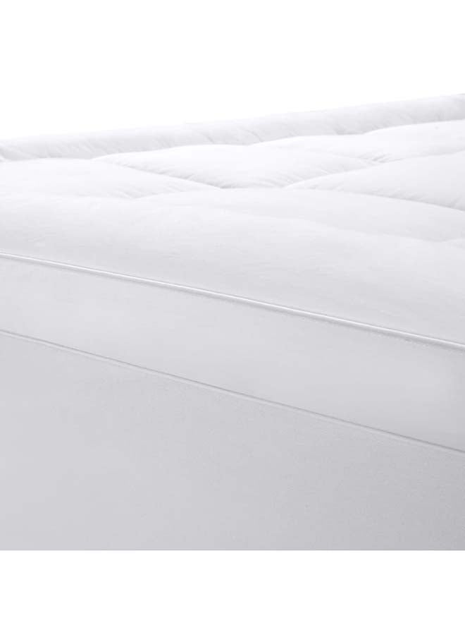 كرز لنن غطاء مرتبة  قطن مقاس 190x90 مع سماكة 30 سم مقاس مفرد - Image 4