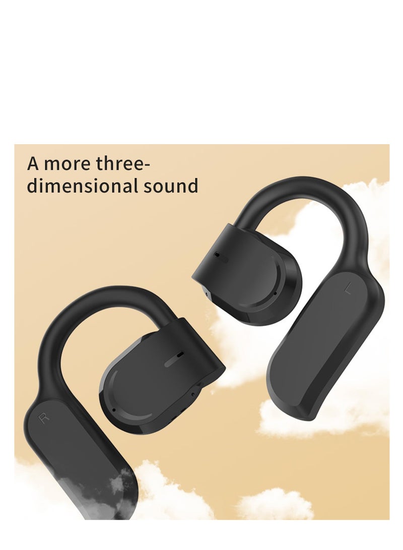 Wireless Earbud, Sport Bluetooth 5.3 Headphones with earhooks, Directional Sound Transmission, Intelligent Noise, Reduction Ultra Long Range Range waterproofs Wireless Earphones 2024 - Image 4