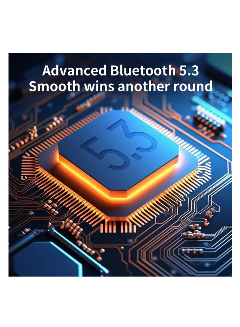 Wireless Earbud, Sport Bluetooth 5.3 Headphones with earhooks, Directional Sound Transmission, Intelligent Noise, Reduction Ultra Long Range Range waterproofs Wireless Earphones 2024 - Image 3