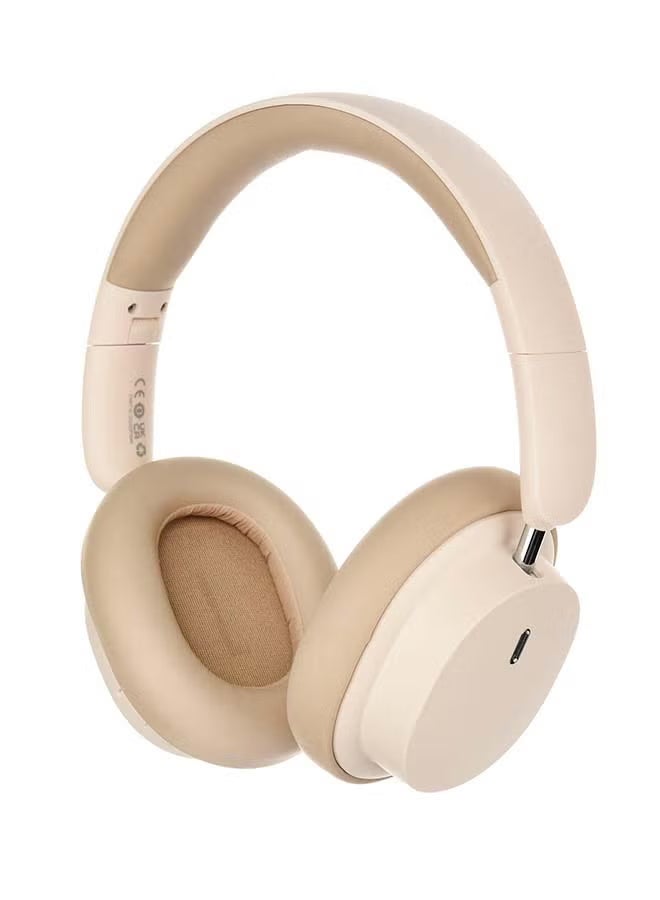 Baseus Bowie D05 Wireless Headphones Beige - Image 1
