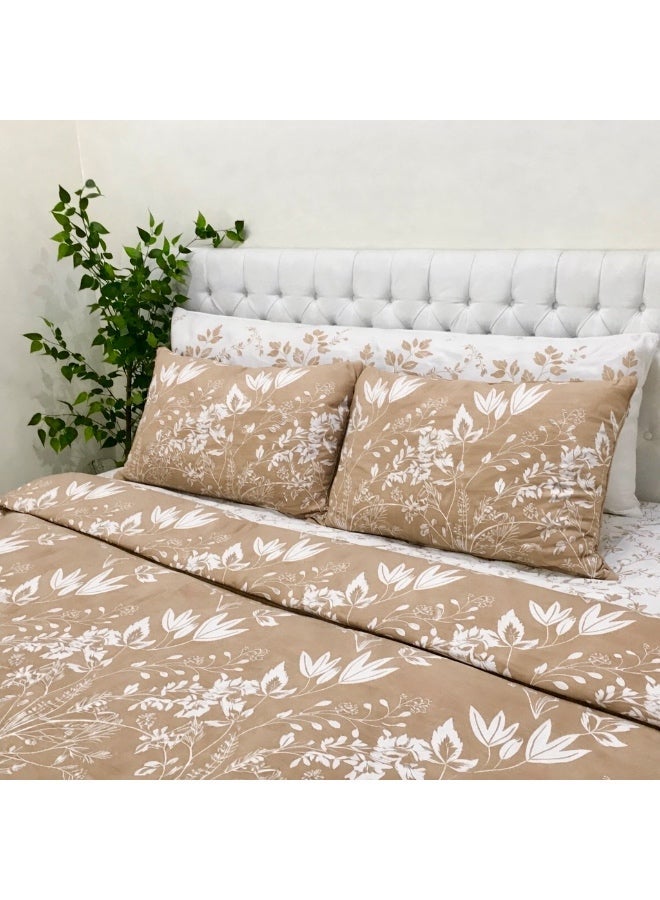 ملايات سرير طقم ملاية عامريه سرير كبير4 قطع مقاس 240*265