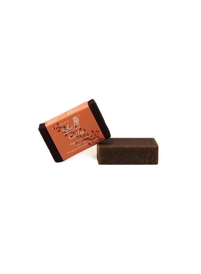Rustic Art Organic Soap ; Pack Of 2 * 100 Gm (Coffee) - Image 3