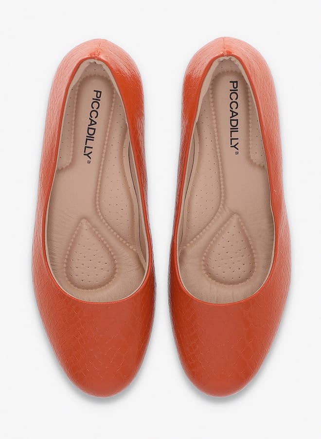 Piccadilly Women Round Toe Slip-On Shoes with Block Heels  - Image 3