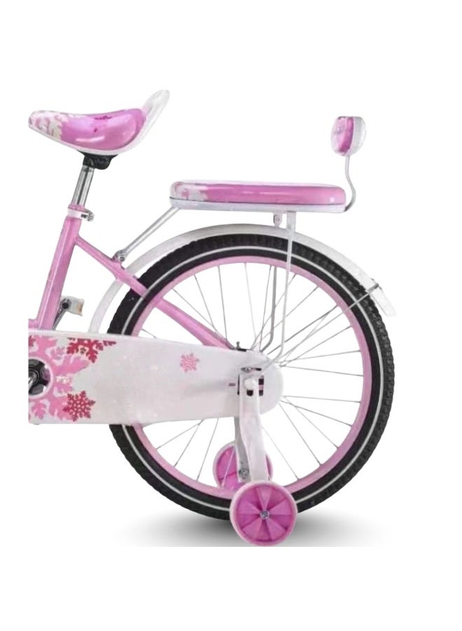 girls 20 inch kids bicycle with training wheels sturdy frame Pink ideal for ages 5 to 9 - Image 4