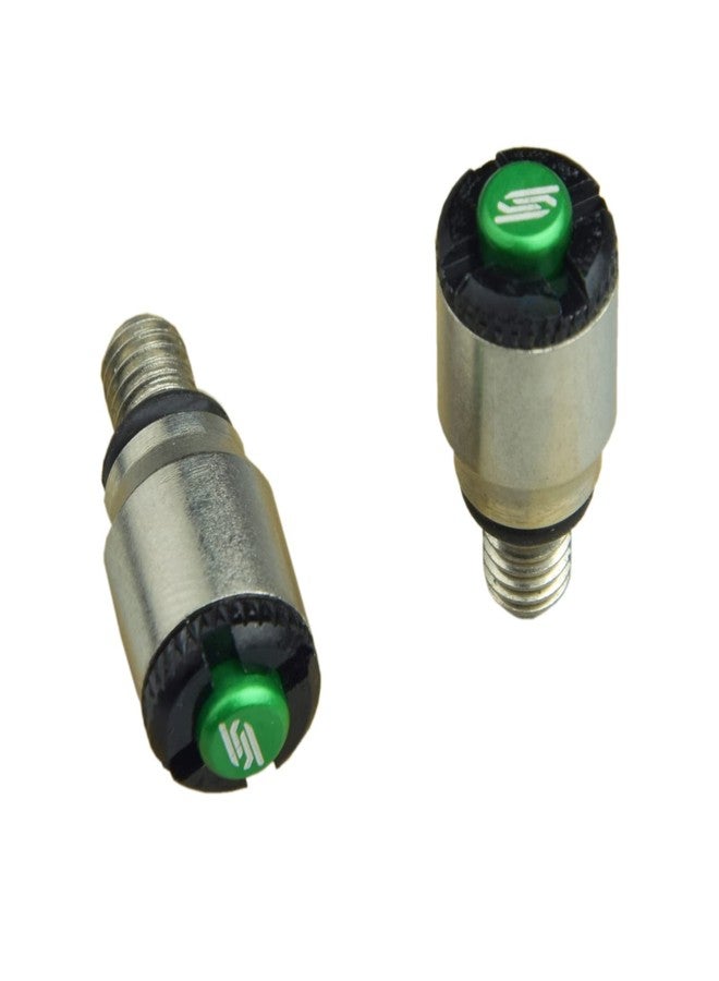 SCAR Fork Air Bleeder Bleed Valves M5x0.8mm Compatible with YAMAHA HONDA KAWASAKI SUZUKI SHOWA KAYABA - Green