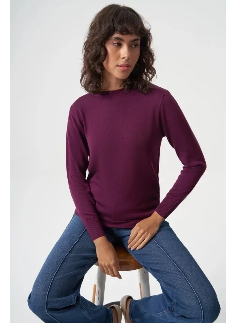ميزال Basic O Collar Viscose Acrylic Trico