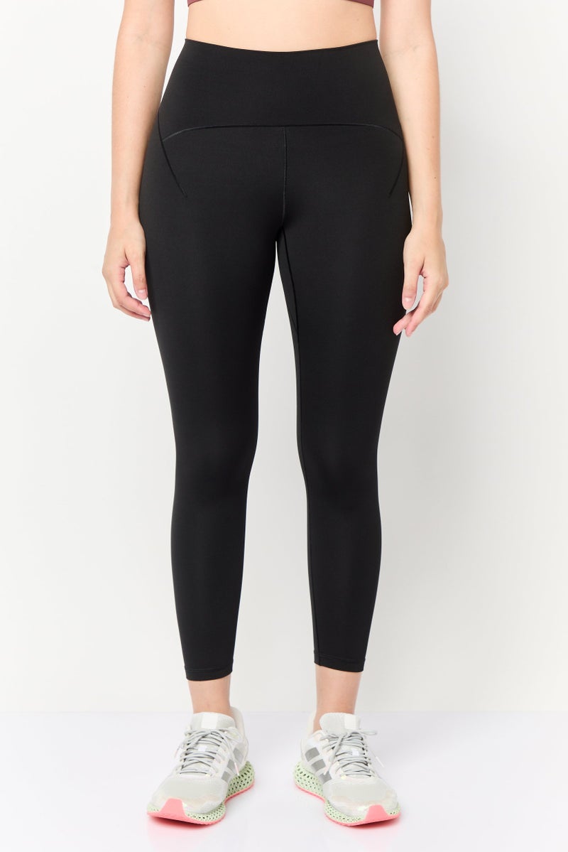 Adidas Women 7/8 Style Tight Fit Training Leggings, Black  - Image 1