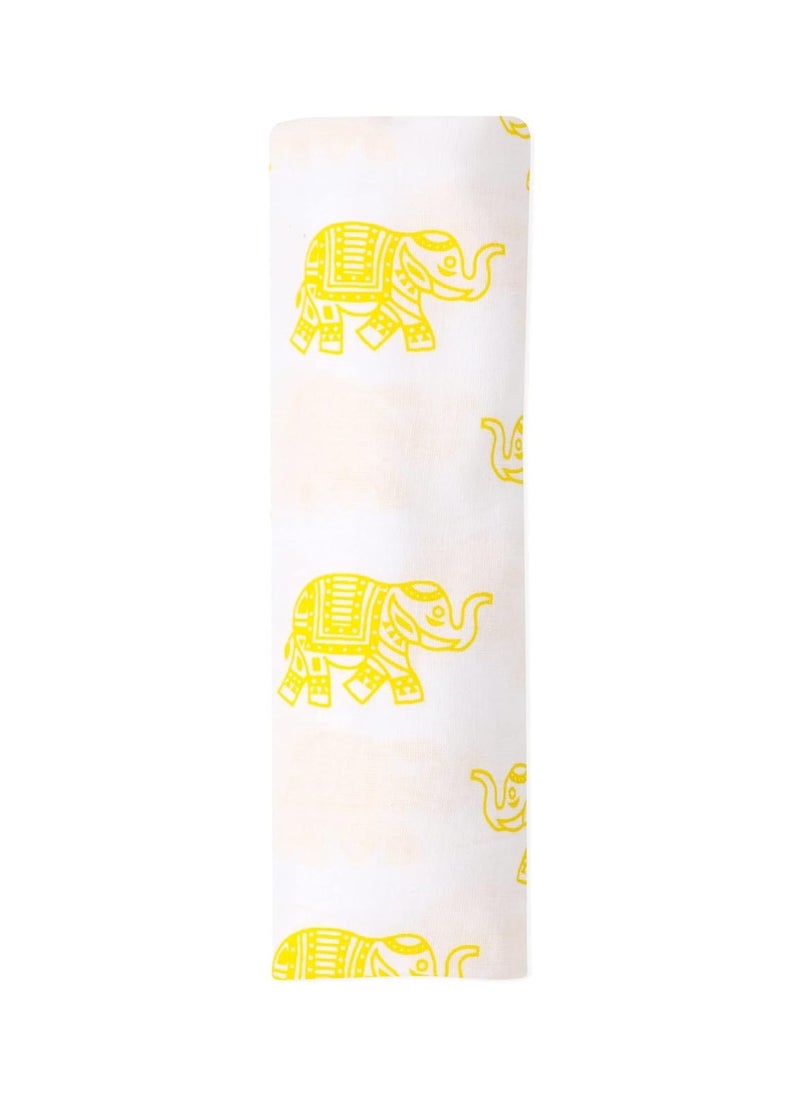 The Mom Store The Mom Store Baby Swaddle Wrap Cotton Comfortable Elephantastic New Born 